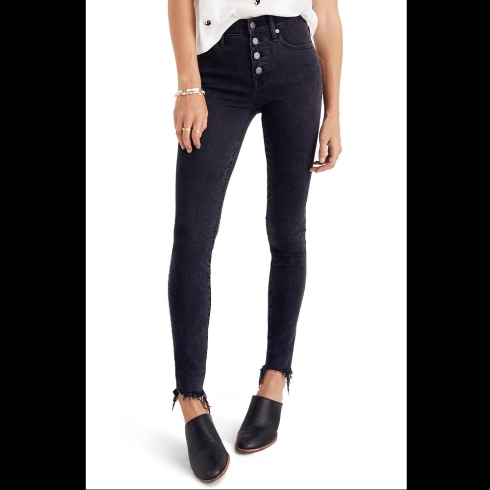 Madewell 9 inch high rise skinny jeans